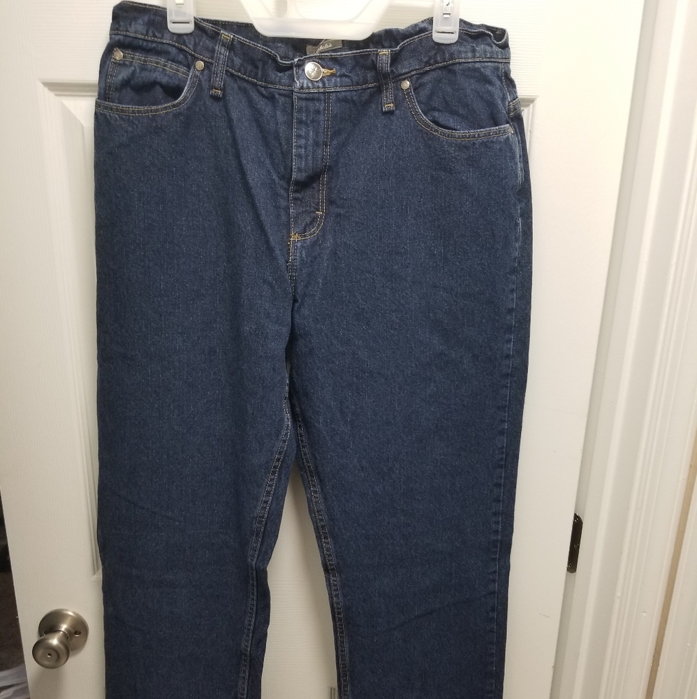 Cabela's Insulated Denim Jeans Women's Size 14 LONG